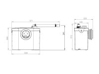 Saniflo UP Dimensions Saniflo UP Dimensions