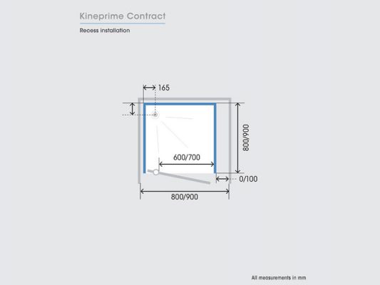 Kinedo KinePrime Contract Measurements Img04
