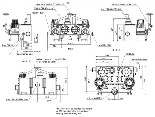 Duplex SE71 Dimensions